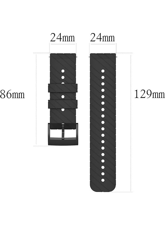 24 مم حزام لسونتو D5 / Suunto 7 / Suunto 9/9 Baro / Suunto Spartan Sport Wrist HR - Image 4